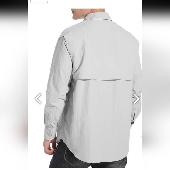 Willit Men's Long Sleeve Fishing Shirts UV Protection UPF 50+ Sun Shirts SPF Hik - Picture 5 of 10